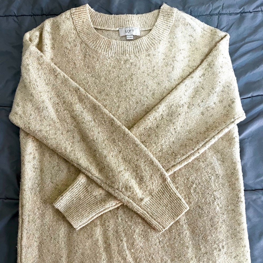 Loft Cream- Gold Jumper